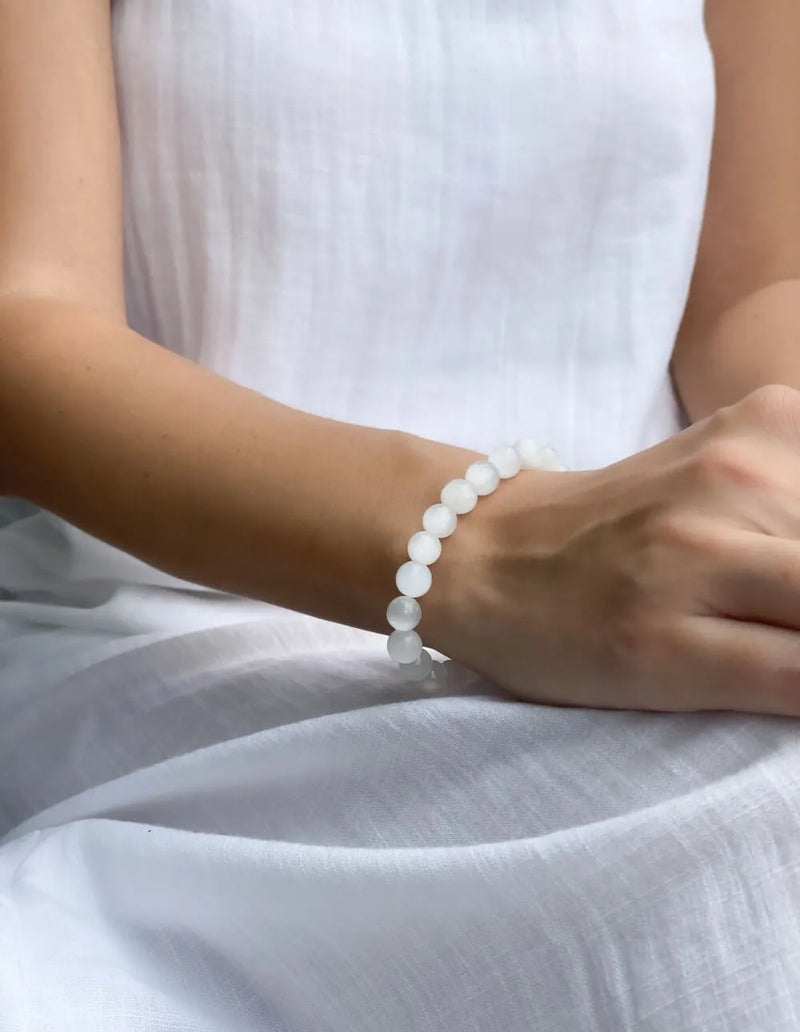 Selenite Crystal Bracelet