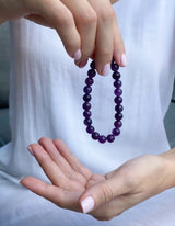 Amethyst Beaded Bracelet