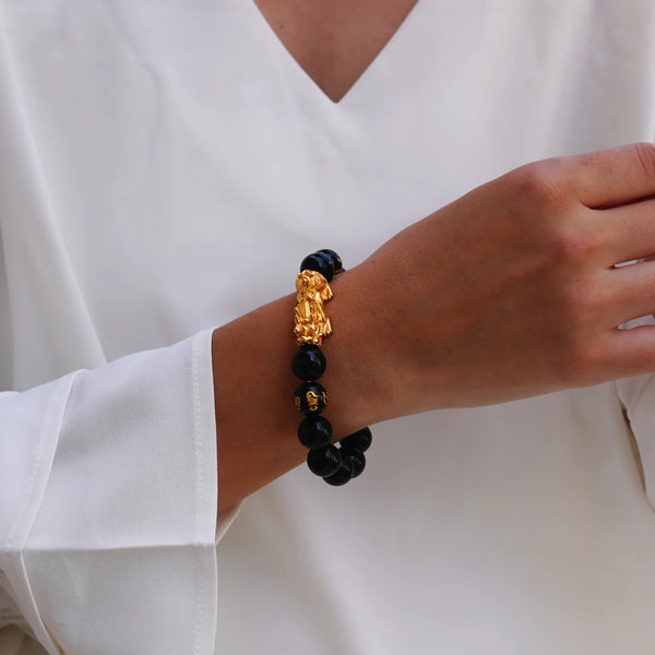 Black Obsidian Feng Shui Bracelet