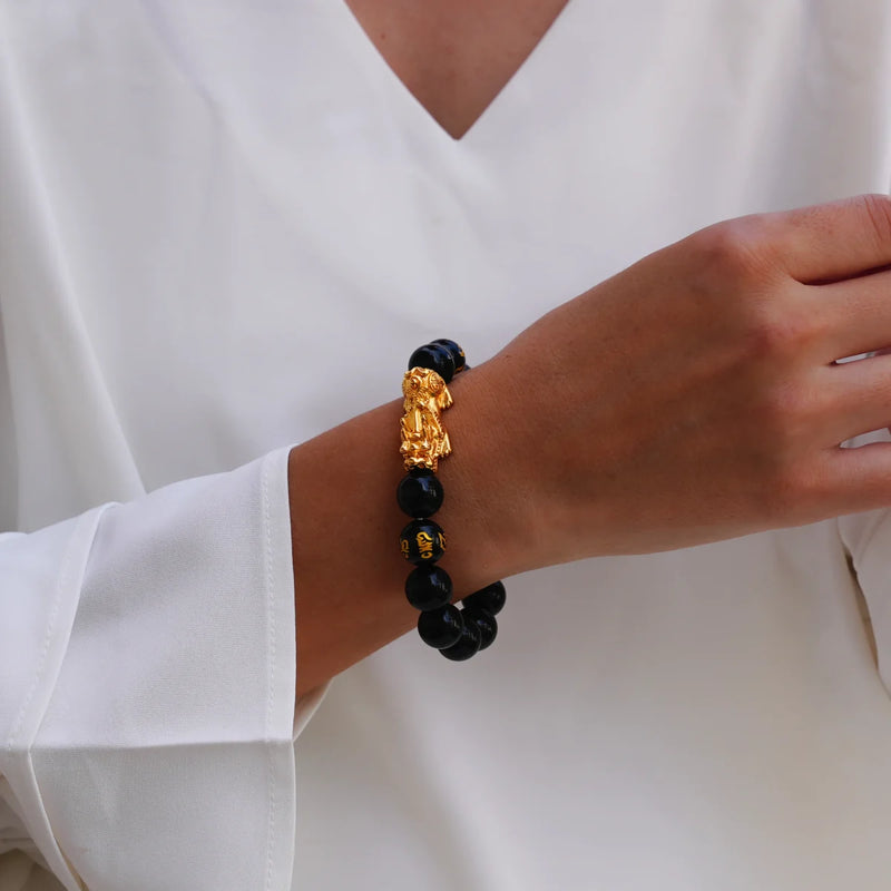 Black Obsidian Feng Shui Bracelet
