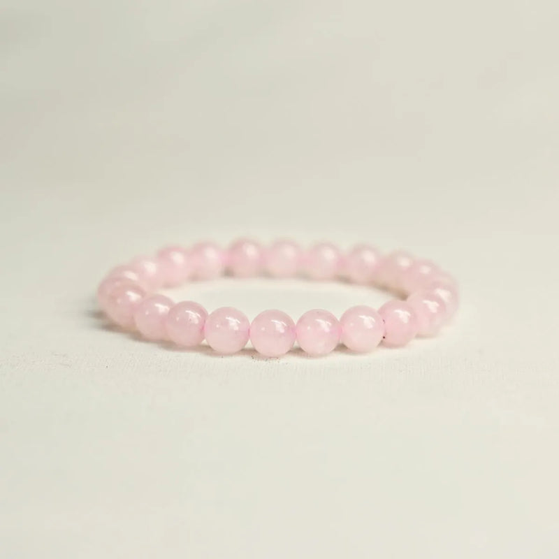 Rose Quartz Bead Bracelet