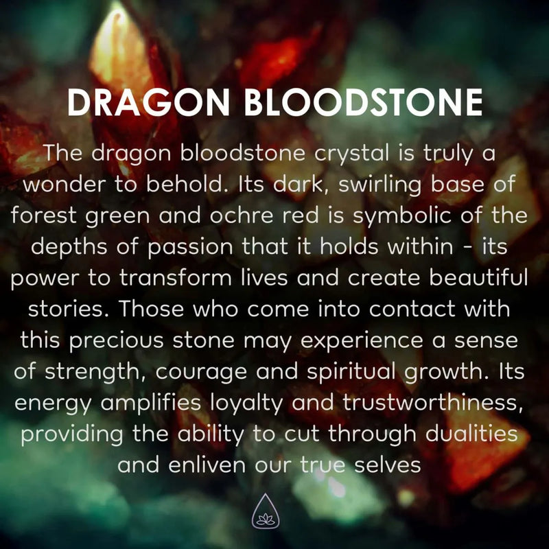 Dragon Blood Stone Bracelet For Strength