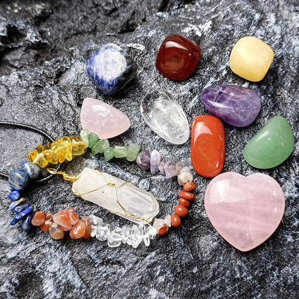 Chakra Stones –  11 Healing Crystal Set